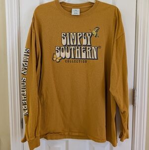 Simply Southern Mustard Long Sleeve Shirt